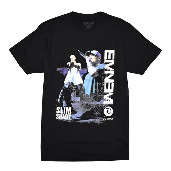 EMINEM エミネム Tシャツ ラップTシャツ ブラック DETROIT S/S TEE 元値49...