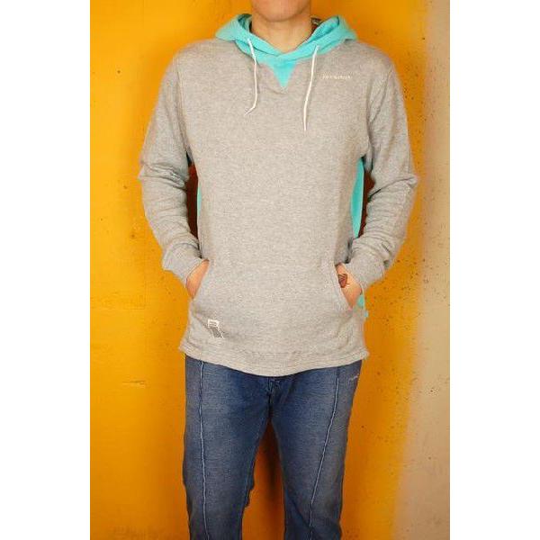 セール！FREQUENT フリークエント バイカラー パーカー スウェットフーディー fqc-007...