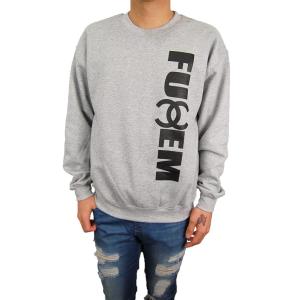 セール！Fuck'em FUCKEM　ファックエム　スウェット トーレナー　グレー　rebuild ...