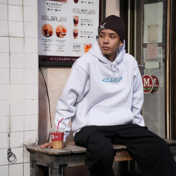 セール！FLATLUX フラットラックス スウェット パーカー フーディー グレー 57Be Hoo...