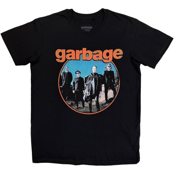 GARBAGE ガービッジ Tシャツ バンドTシャツ ブラック Band S/S TEE