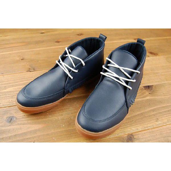 GENERIC SURPLUS ジェネリックサープラス レザー シューズ ネイビー mohawklt...