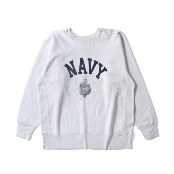 セール！HOUSTON ヒューストン U.S.コットンスウェットシャツ グレー PRINT U.S....