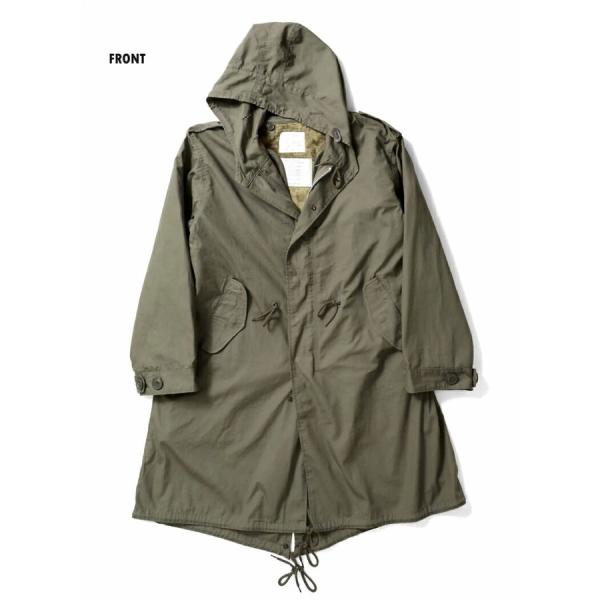 HOUSTON ヒューストン モッズコート モッズパーカ オリーブ OLIVE-DRAB M-51 ...