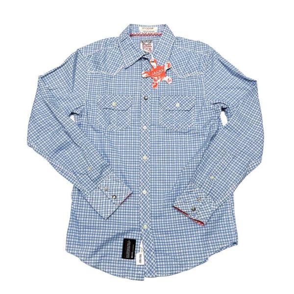 セール！JUST A CHEAP SHIRT ジャストアチープシャツ チェックウエスタンシャツ サッ...