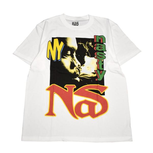 NAS ナズ Tシャツ ホワイト Nasty Nas TEE 004 元値8800円