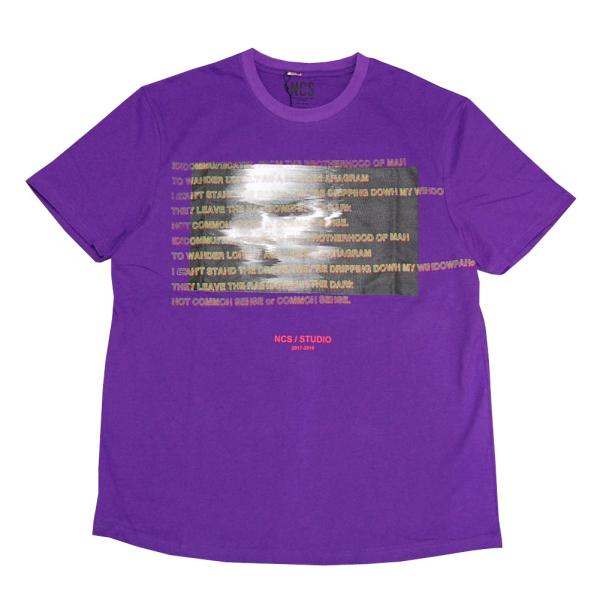 セール！NOT COMMON SENSE ノットコモンセンス　Tシャツ　パープル　IN THE DA...