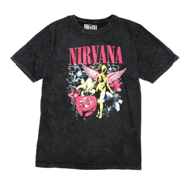 NIRVANA ニルヴァーナ Tシャツ バンドTシャツ ブラック IN UTERO VINTAGE ...