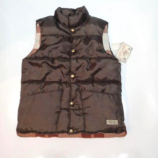 セール！PENNY STOCK ペニーストック 中綿 ダウンベスト 621 ブラウン 元値 1518...