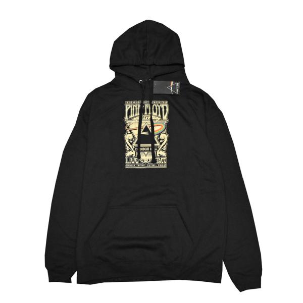 PINK FLOYD ピンクフロイド スウェット パーカー フーディー ブラック CARNEGIE ...