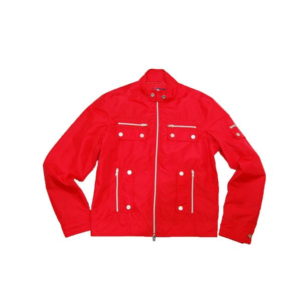 セール！POLBOT ポルボット ナイロン ライダースジャケット レッド jkt-999 元値 23...