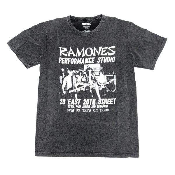 RAMONES ラモーンズ Tシャツ バンドTシャツ チャコールグレー EAST VILLAGE S...