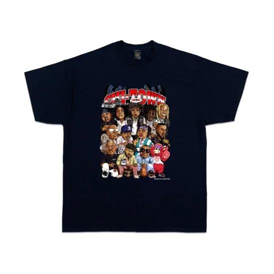 40%OFF セール！RAP ATTACK ラップアタック Tシャツ ブラック Chi-Town T...