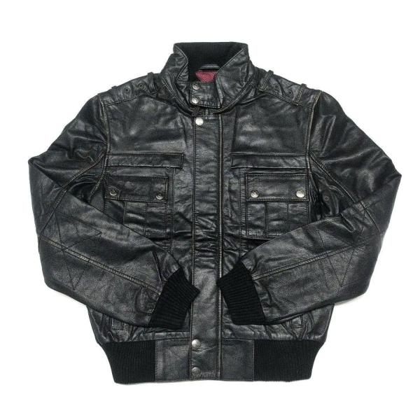 セール！RED SKINS レッドスキン レザージャケット ブラック leeward 元値 7700...