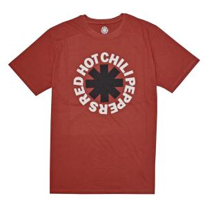 RED HOT CHILI PEPPERS レッドホットチリペッパーズ レッチリ Tシャツ バンドTシャツ レッド CLASSIC ASTERISK S/S TEE