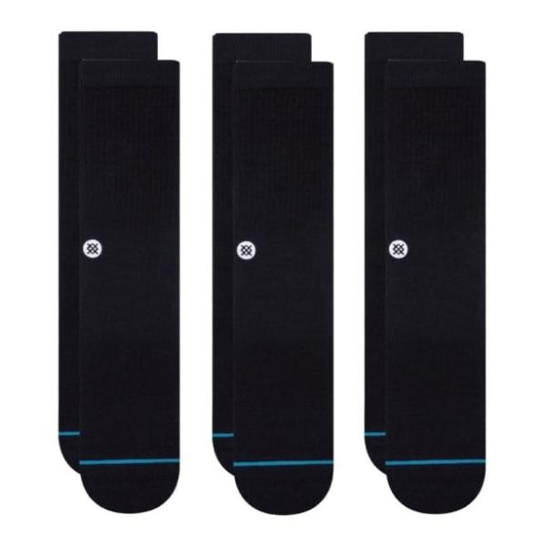 STANCE SOCKS スタンスソックス 靴下 ソックス 3枚セット 3足セット ブラック ICO...