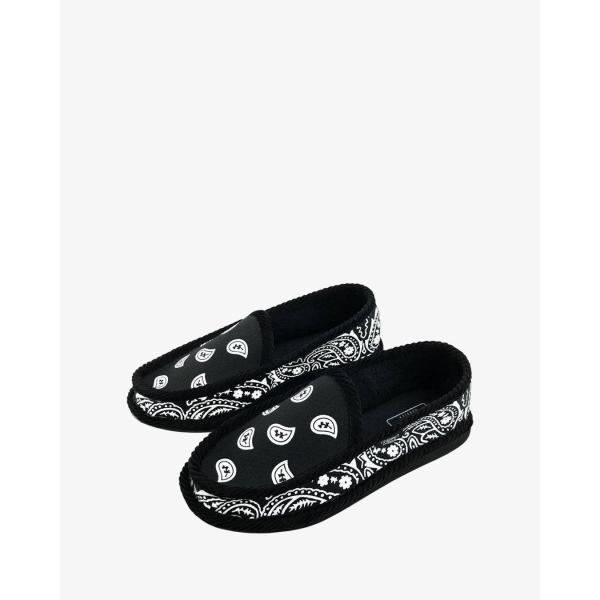 TROOPER AMERICA トゥルーパーアメリカ スリッポン ペイズリー ブラック/ホワイト S...