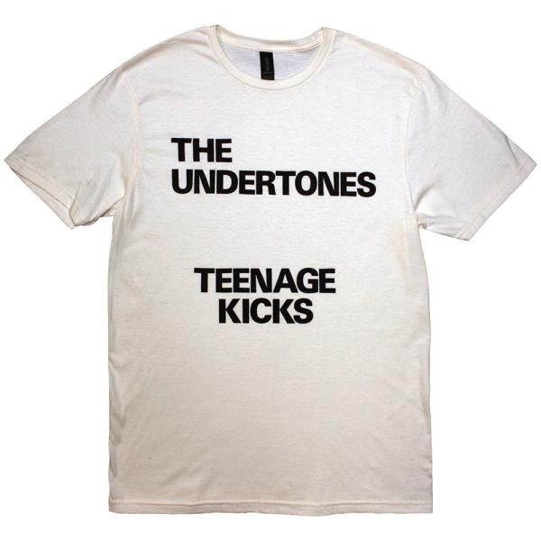 THE UNDERTONES アンダートーンズ Tシャツ ナチュラル Teenage Kicks T...