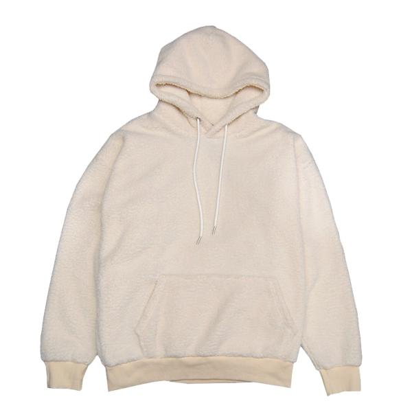 セール！ボアフリース パーカー フーディー ホワイト BOA FLEECE PARKA ves-00...