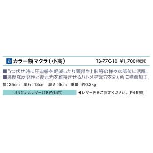 高田ベッド カラー額マクラ(小高) TB-77...の詳細画像1