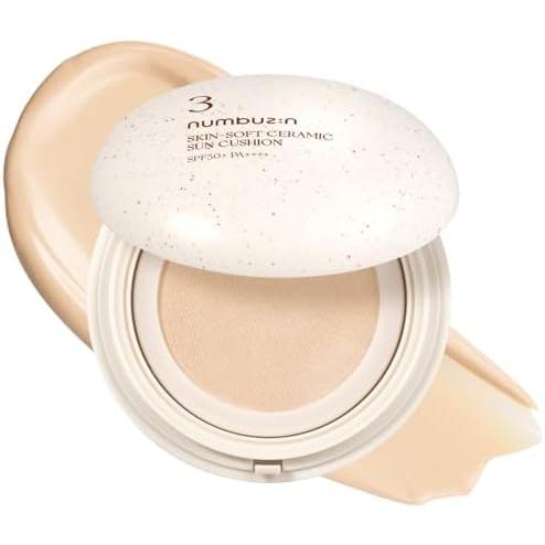 【即日配送】【正規品】NUMBUZIN　ナンバーズイン　3番ノーファンデ陶器肌トーンアップクッション