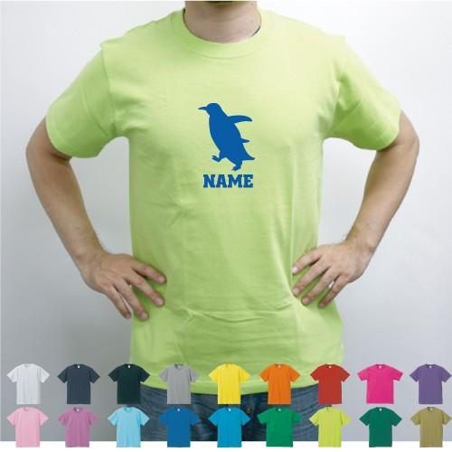 ペンギン　名入れTシャツ チームTシャツ 動物 同好会 サークル お揃いのTシャツ 名前入り　人鳥、...