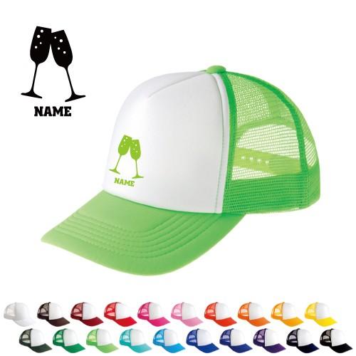 シャンパン 名入れメッシュキャップ オリジナル セミオーダーメイド champagne