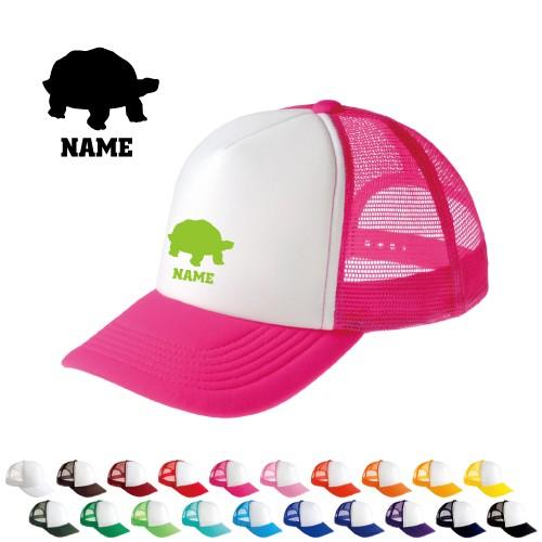 カメ 名入れメッシュキャップ オリジナル セミオーダーメイド 亀 Turtle 爬虫類