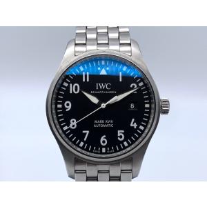 【中古】 【良品】 IWC パイロットウォッチ マーク XVIII ブラック IW327015 ステ...