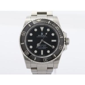 【中古】 【良品】 ロレックス(ROLEX) サブマリーナー ブラック 114060 ステンレススティール｜emedama