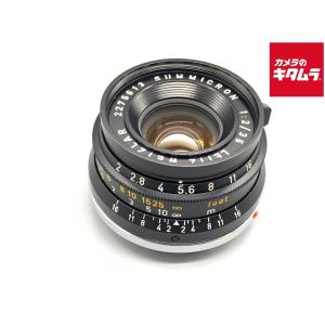 【中古】 【美品】 ライカ ズミクロン M 35mm F2 ブラック 8枚玉 イエロースケール