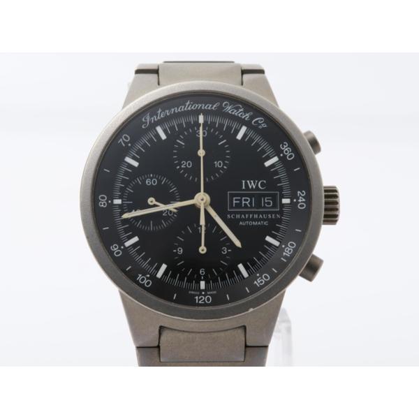 【中古】 【並品】 IWC GST ブラック IW370703 チタン