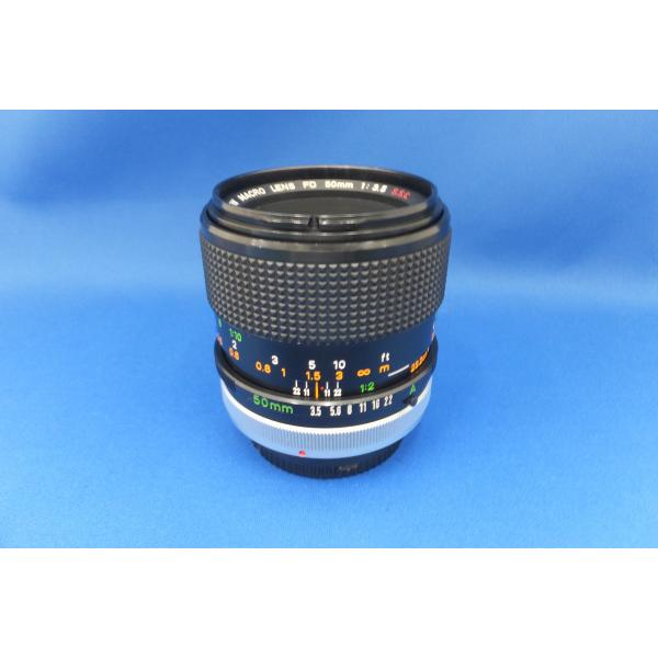 【中古】 【難あり品】 キヤノン マクロ FD 50mm F3.5 S.S.C. リングなし