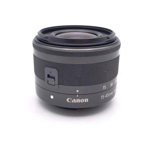 【中古】 【良品】 キヤノン EF-M15-45mm F3.5-6.3 IS STM グラファイト