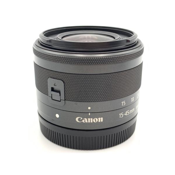 【中古】 【並品】 キヤノン EF-M15-45mm F3.5-6.3 IS STM グラファイト