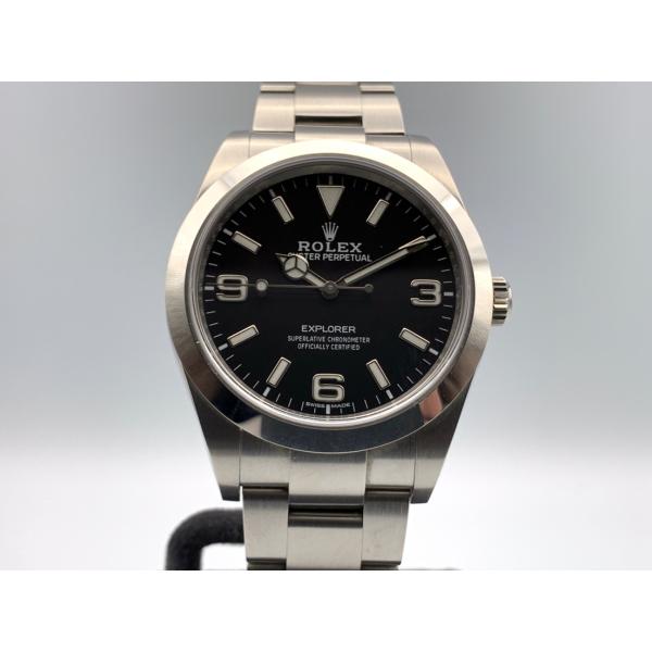 【中古】 【並品】 ロレックス(ROLEX) エクスプローラーI ブラック 214270 ステンレス...