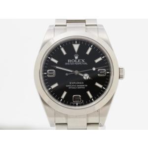 【中古】 【良品】 ロレックス(ROLEX) エクスプローラーI ブラック 214270 ステンレス...