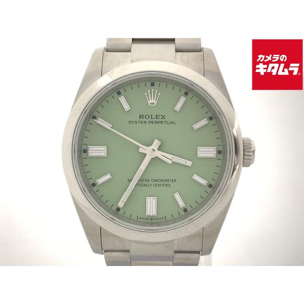【中古】 【美品】 ロレックス(ROLEX) オイスターパーペチュアル 36 ピスタチオ [グリーン...