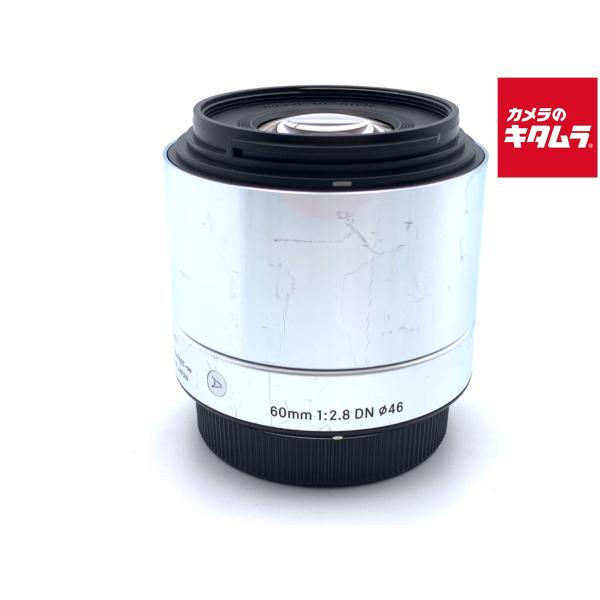 【中古】 【並品】 シグマ 60mm F2.8 DN マイクロフォーサーズ用 シルバー