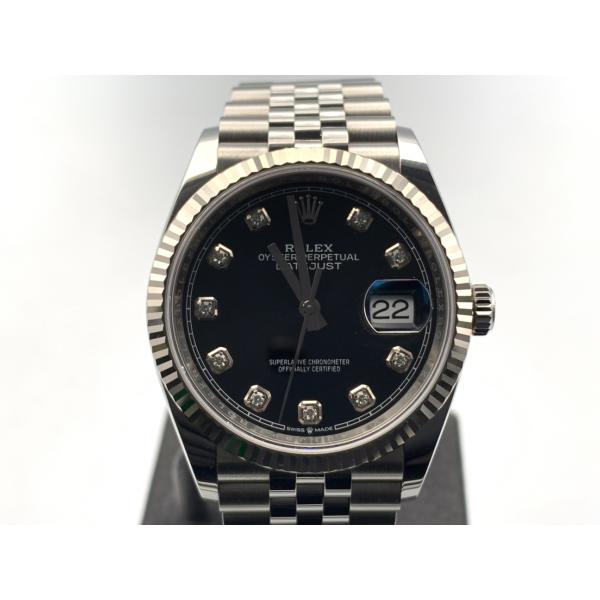 【中古】 【良品】 ロレックス(ROLEX) デイトジャスト 36 ブラック 126234G ステン...