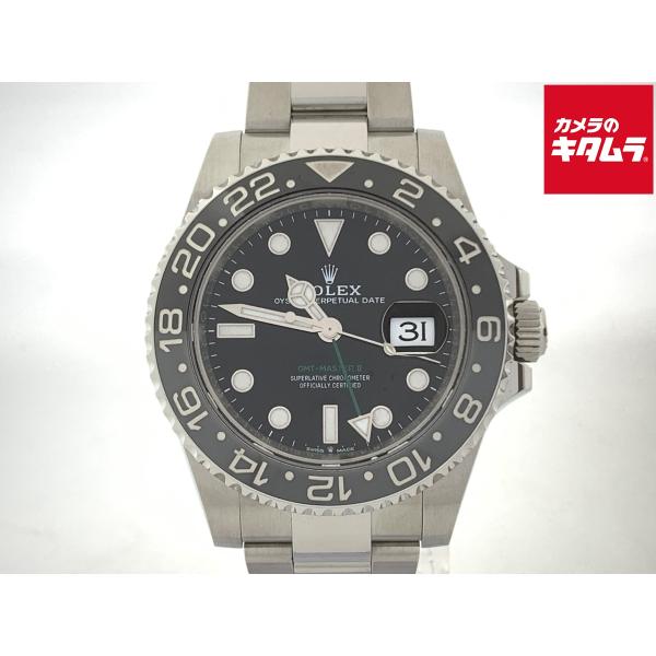 【中古】 【美品】 ロレックス(ROLEX) GMTマスターII ブラック 126710GRNR ス...