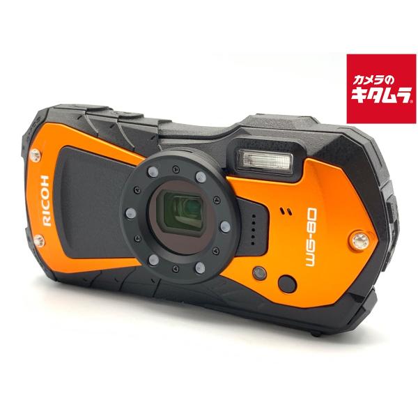 【中古】 【美品】 リコー WG-80 オレンジ