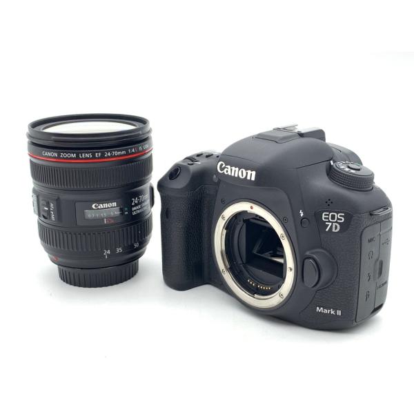 【中古】 【並品】 キヤノン EOS 7D MarkII EF24-70mm L IS USM レン...