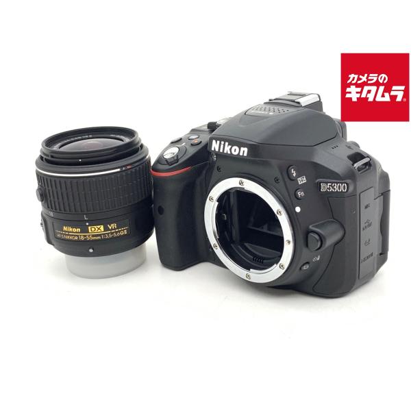 【中古】 【良品】 ニコン D5300 18-55 VR II レンズキット ブラック