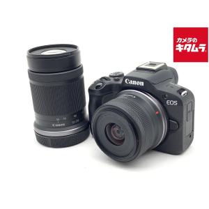 【中古】 【美品】 キヤノン EOS R50 ダブルズームキット ブラック