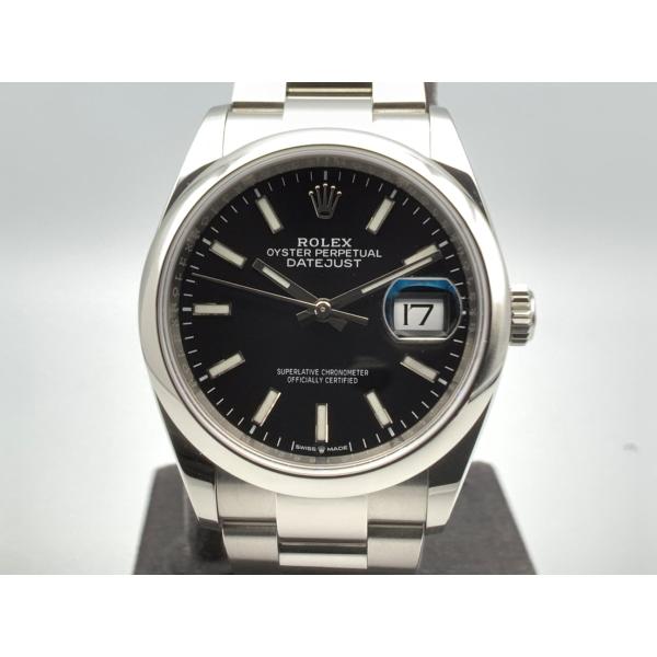 【中古】 【美品】 ロレックス(ROLEX) デイトジャスト 36 ブラック 126200 ステンレ...