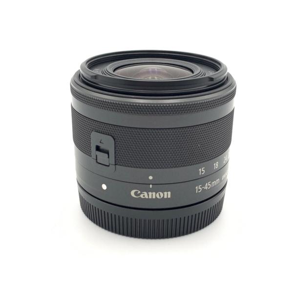 【中古】 【並品】 キヤノン EF-M15-45mm F3.5-6.3 IS STM グラファイト