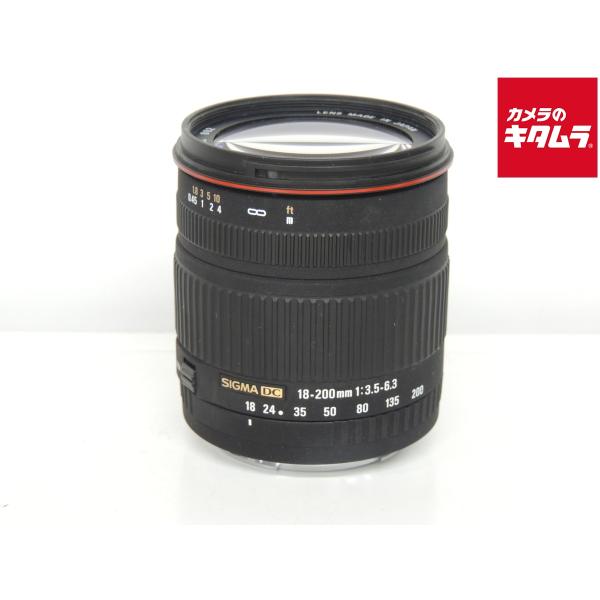 【中古】 【並品】 シグマ 18-200mm F3.5-6.3 DC キヤノン用