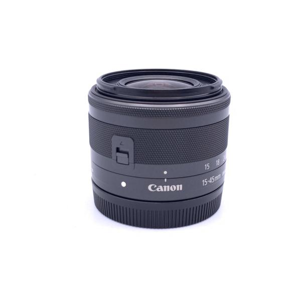 【中古】 【良品】 キヤノン EF-M15-45mm F3.5-6.3 IS STM グラファイト