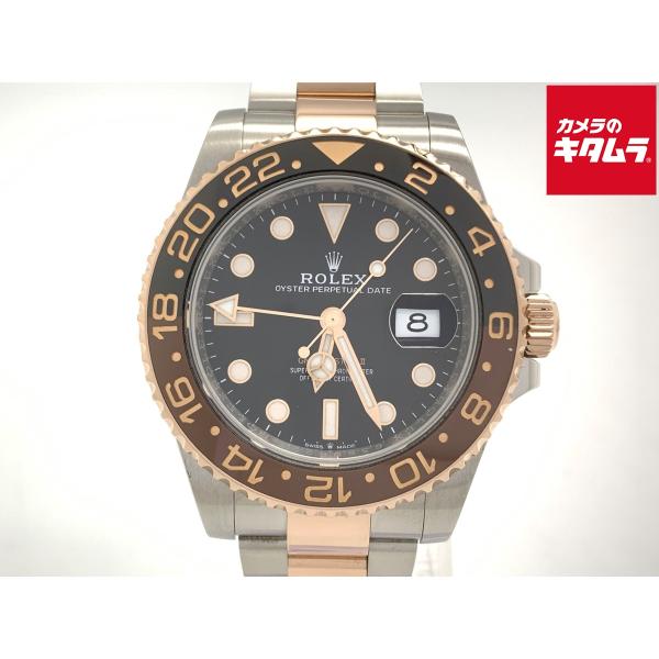 【中古】 【美品】 ロレックス(ROLEX) GMTマスターII ブラック 126711CHNR ス...